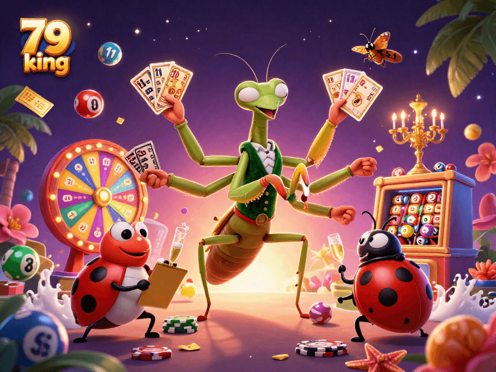 Experience thrilling games at 79 king with a vibrant scene of casino excitement.