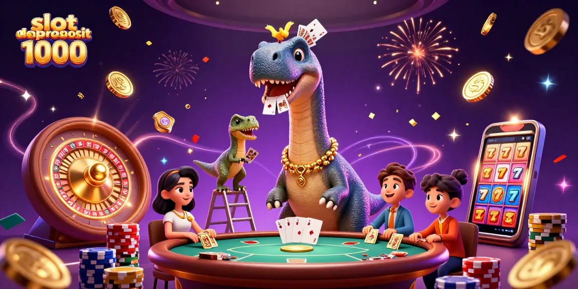 Slot deposit 1000 menawarkan pengalaman bermain slot yang seru dengan banyak kemenangan.