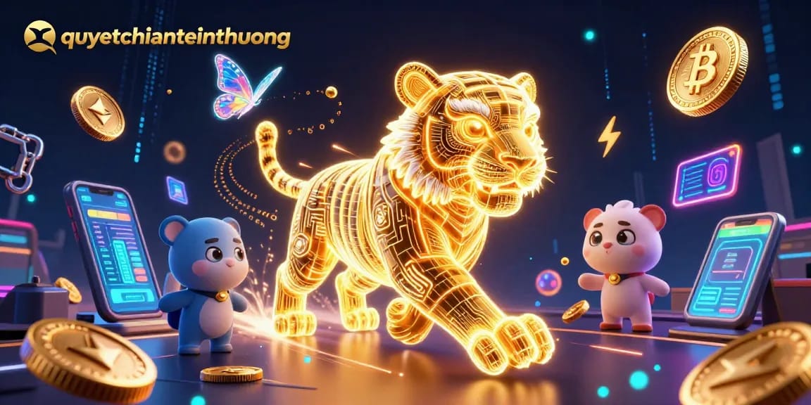 Engage in epic gameplay with quyetchientienthuong in a vibrant digital casino filled with dazzling crypto elements.