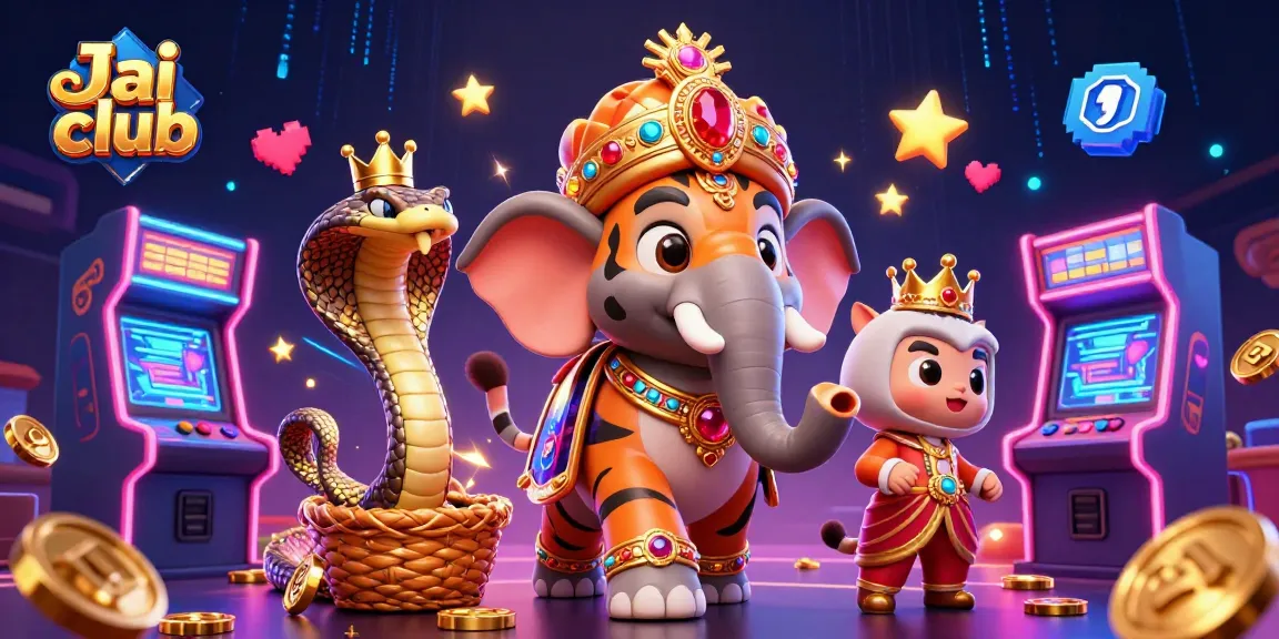 Experience thrilling gameplay at Jai club with a vibrant, 3D casino adventure scene.