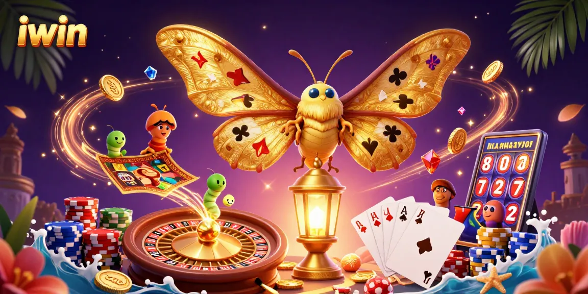 Play exciting games at iwin with dazzling graphics, golden coins, and vibrant casino elements.