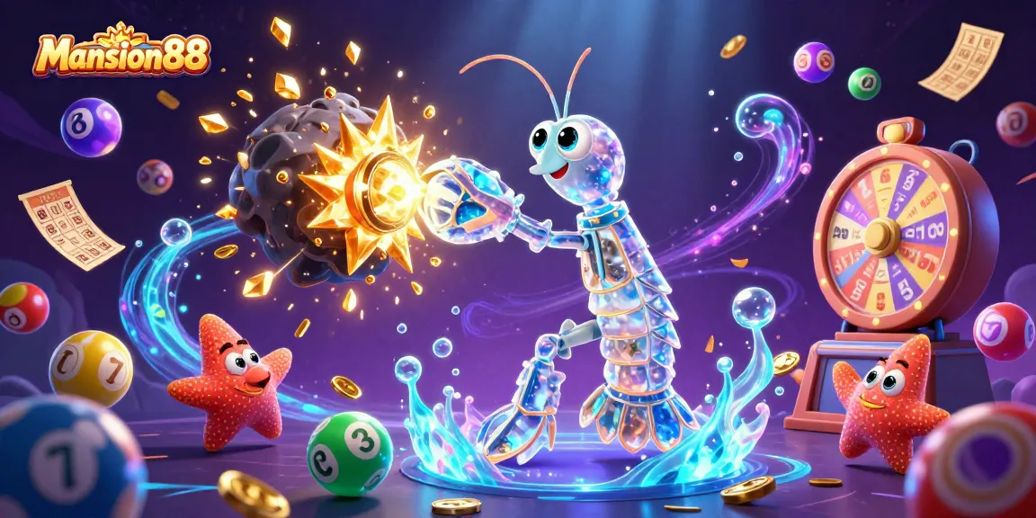 Experience the thrill of Mansion88 gaming with vibrant scenes of luck and fortune.