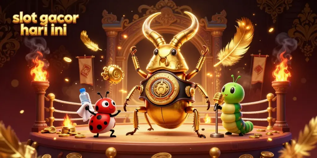 Experience excitement with slot gacor hari ini featuring vibrant characters in a rich gambling environment.