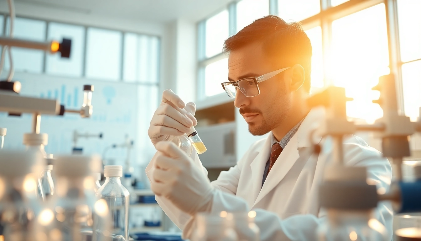 Analyze how much do peptides cost in a professional research lab setting with scientists at work.