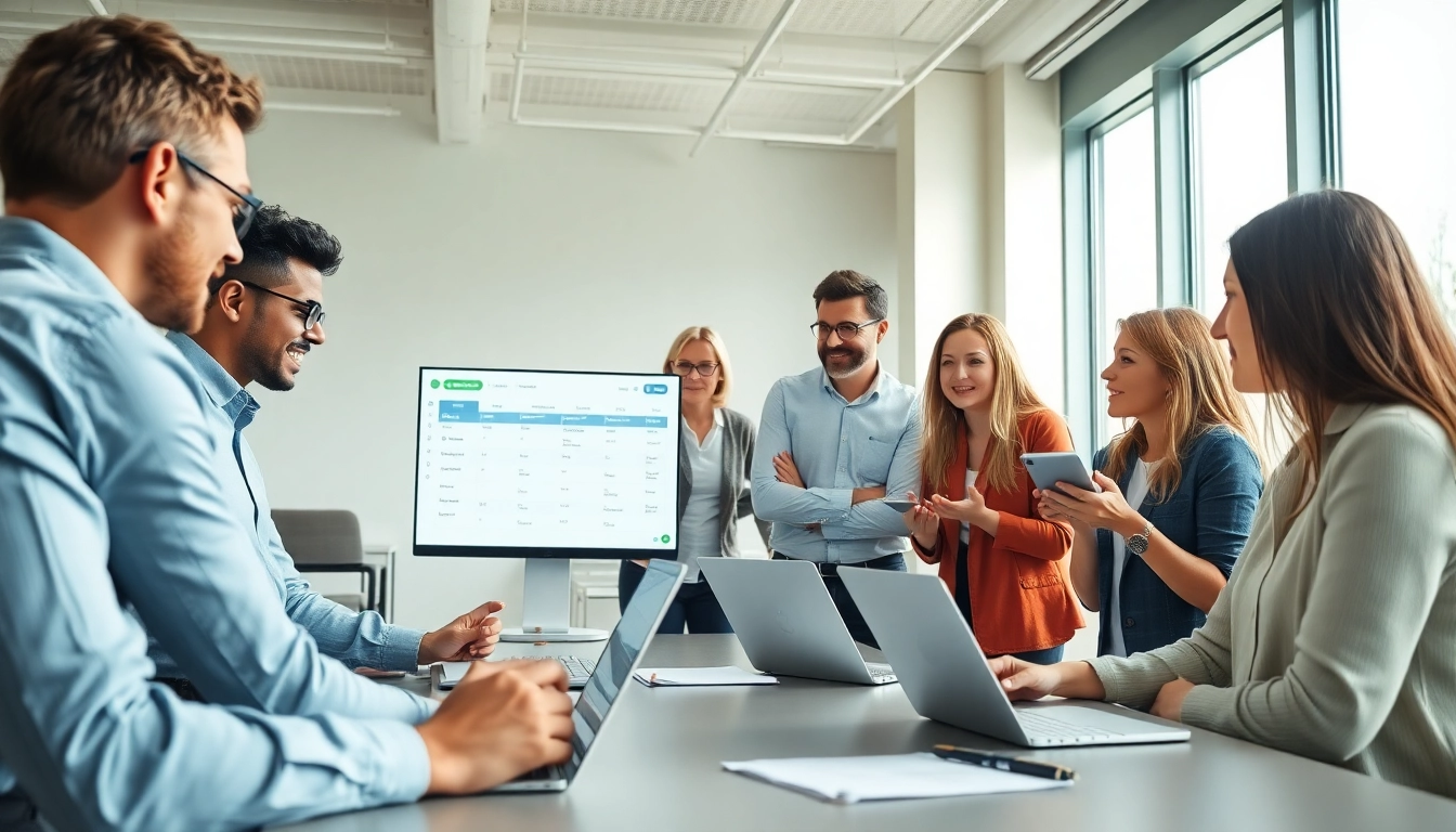 Showcasing a lively team using a Calendly alternative AI scheduling tool, promoting collaboration in modern workspaces.