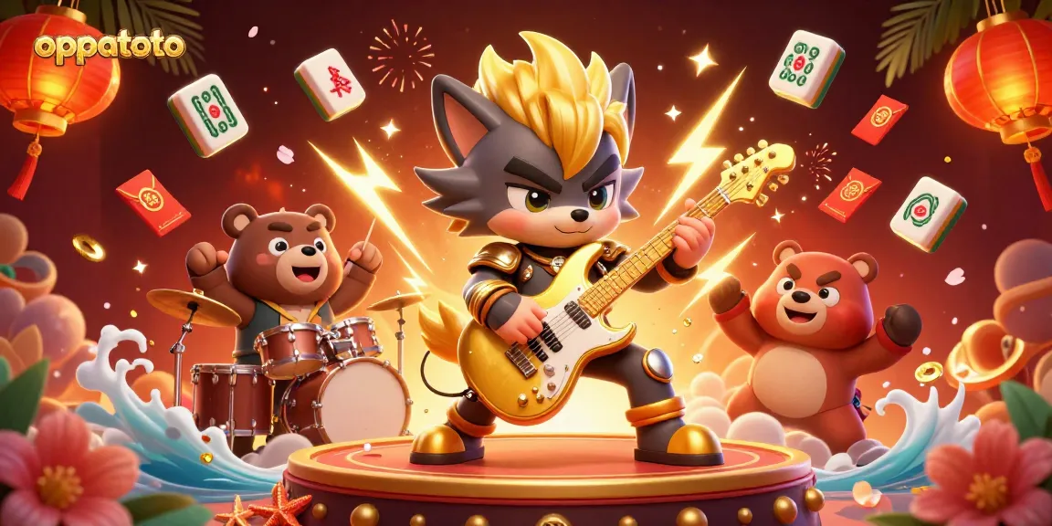Experience the excitement of oppatoto online gaming with vibrant characters in a dynamic casino scene.