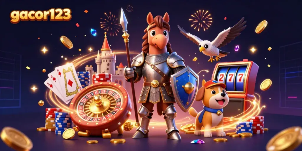 Experience the excitement of gacor123 gaming with knightly themes and dynamic casino elements.