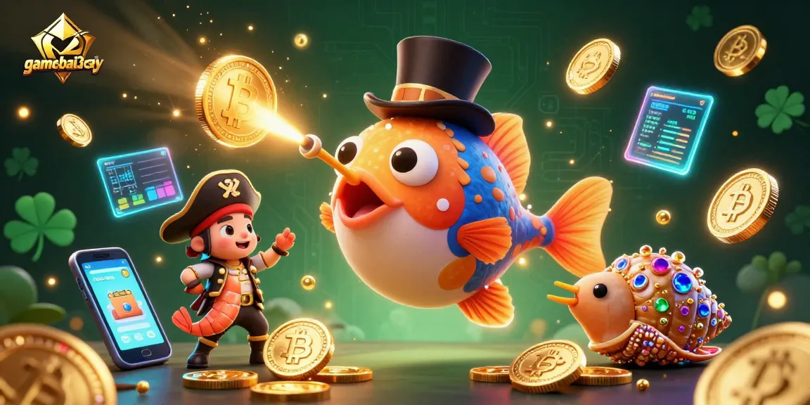 Attract golden coins with gamebai3cay's deep-sea characters and crypto elements.