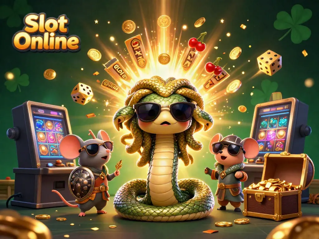 Mainkan Slot Online dengan Medusa dan pejuang dalam ilustrasi 3D menakjubkan ini