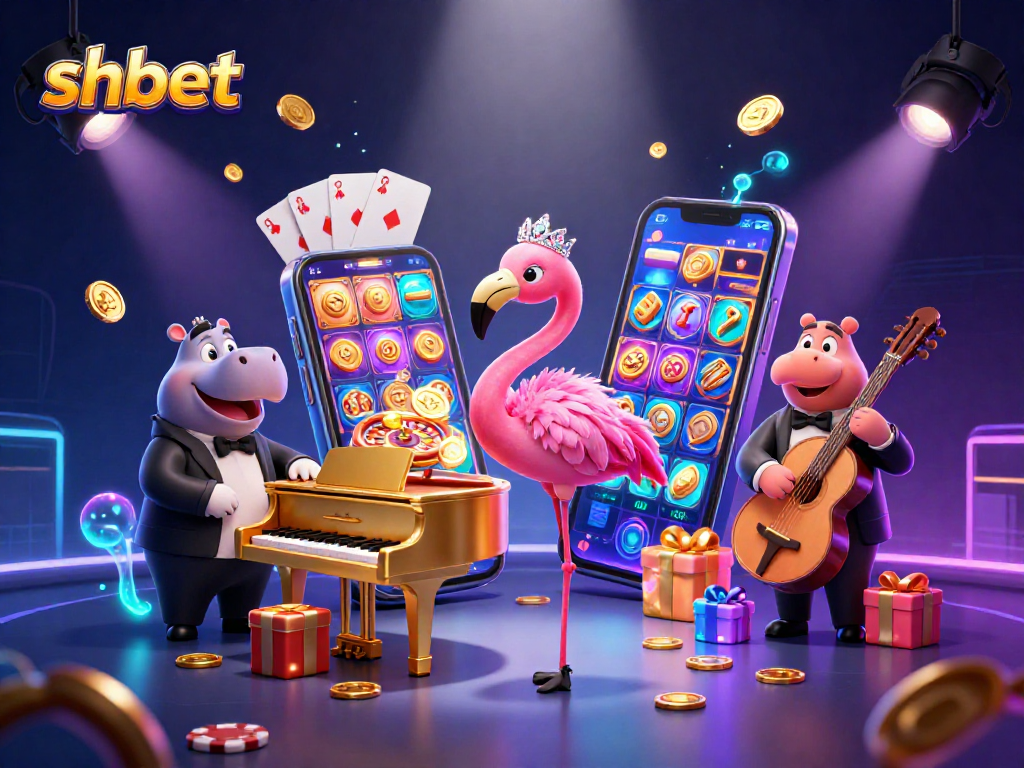 Experience top-tier gaming excitement with shbet's vibrant casino scene featuring dynamic characters and thrilling games.