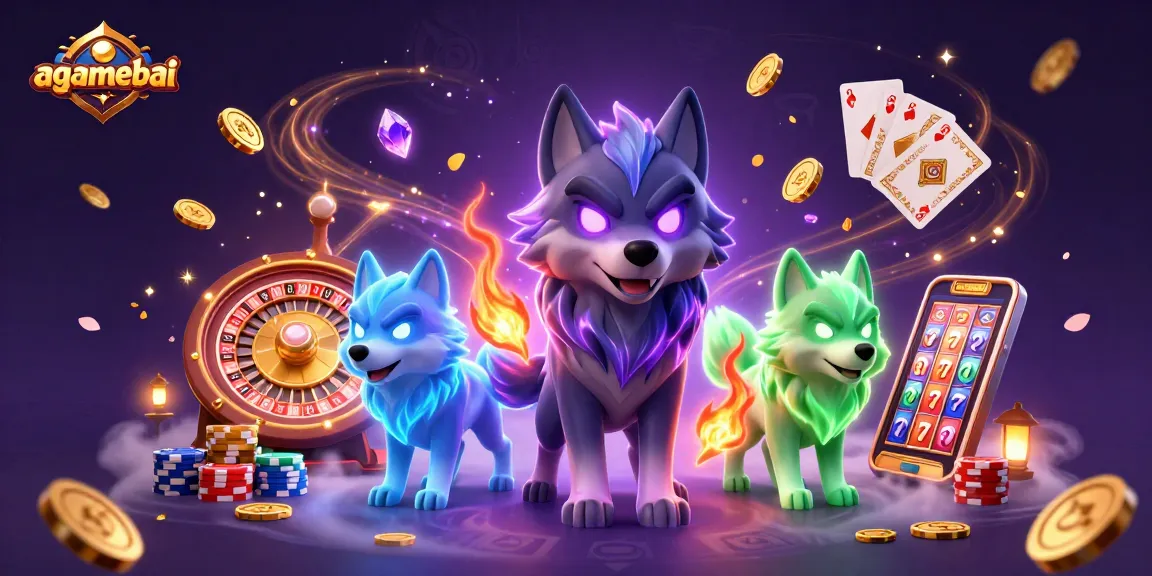 Experience the thrilling gameplay at agamebai with a vibrant display of casino elements.