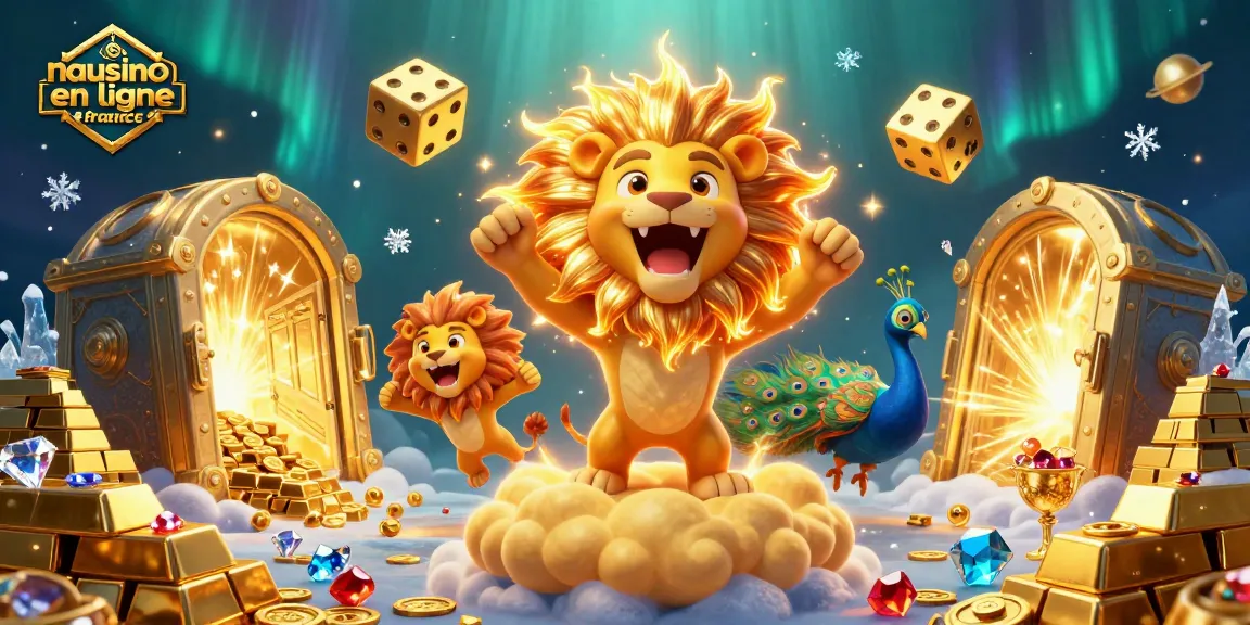 Découvrez les opportunités de gains sur le nouveau casino en ligne France avec une illustration dynamique.