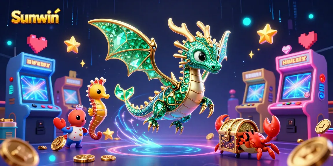 Play exciting games at Sunwin with vibrant 3D characters and dazzling casino elements.