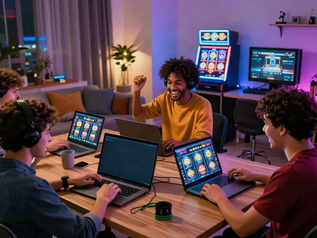 Players enjoying online casinos that accept credit card in a vibrant gaming atmosphere.