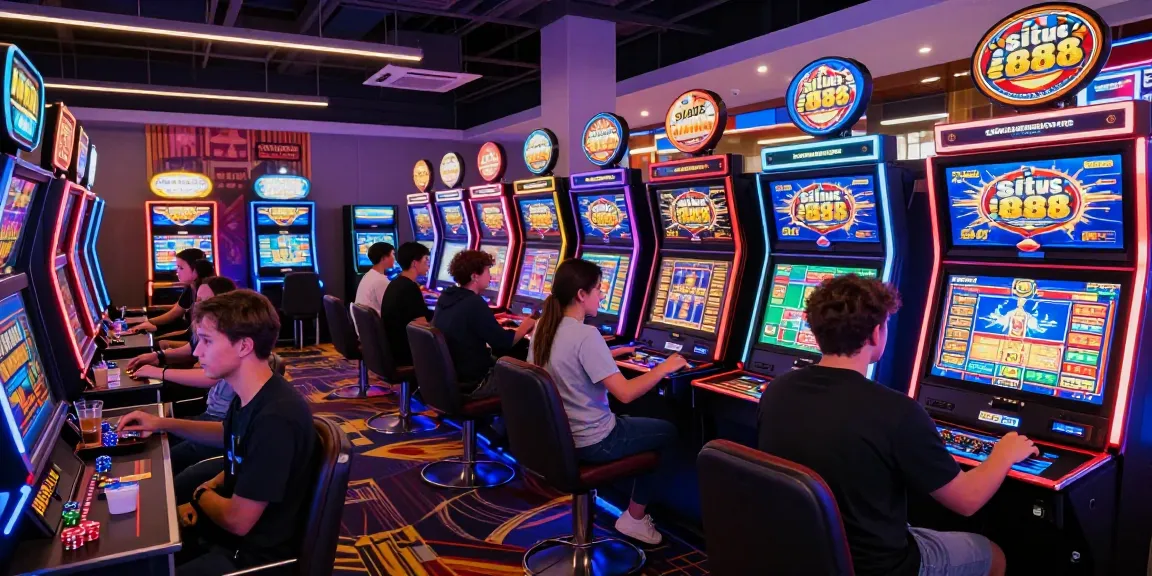 Experience the excitement of situs 888 slot games with vibrant online gaming atmosphere