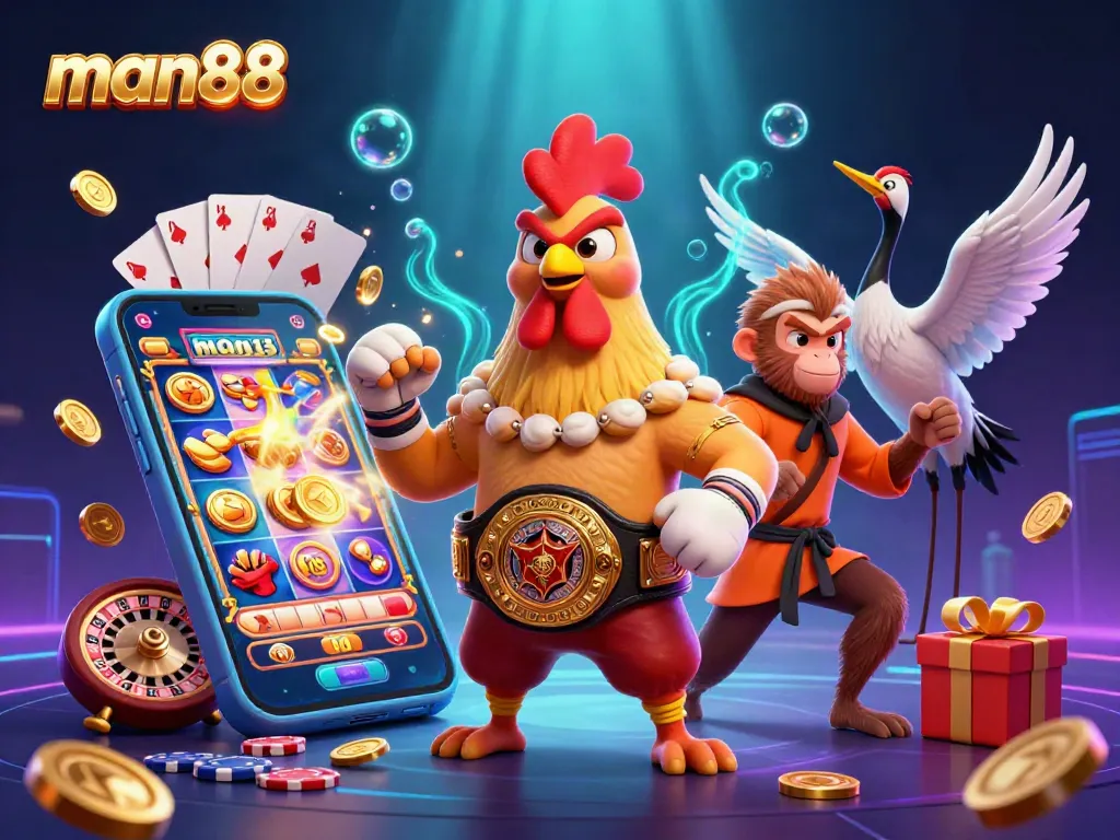 Engage with thrilling man88 casino action featuring vibrant characters and dynamic gaming elements.