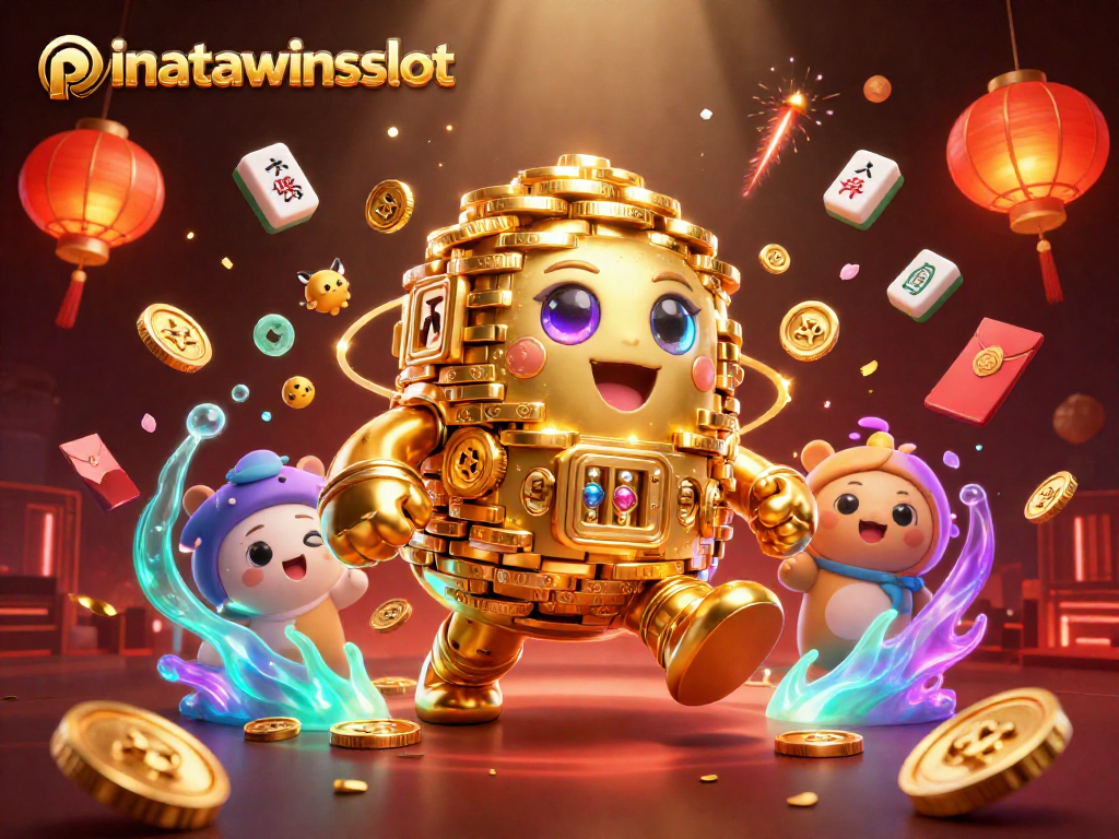 Experience the vibrant gameplay of pinatawinsslot in this dynamic 3D illustration