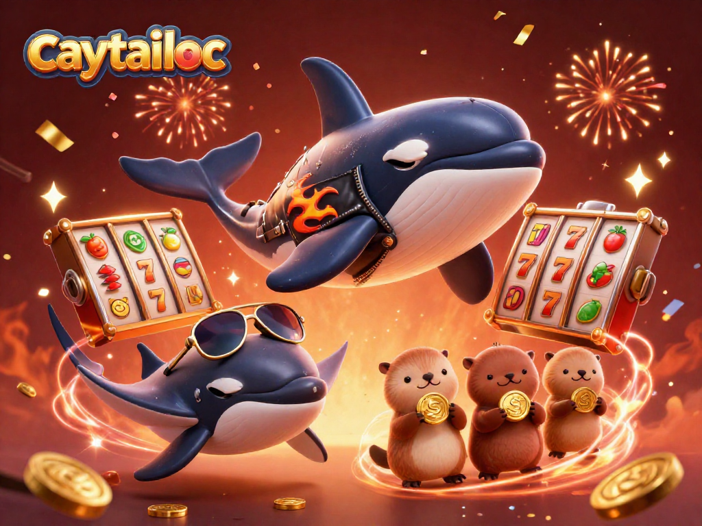 Spin the reels of caytailoc for thrilling jackpot adventures, featuring vibrant slot symbols and dynamic characters!