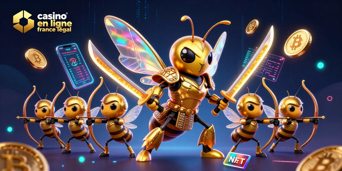 Plongez dans le monde du casino en ligne légal en France avec cette illustration dynamique de personnages captivants.